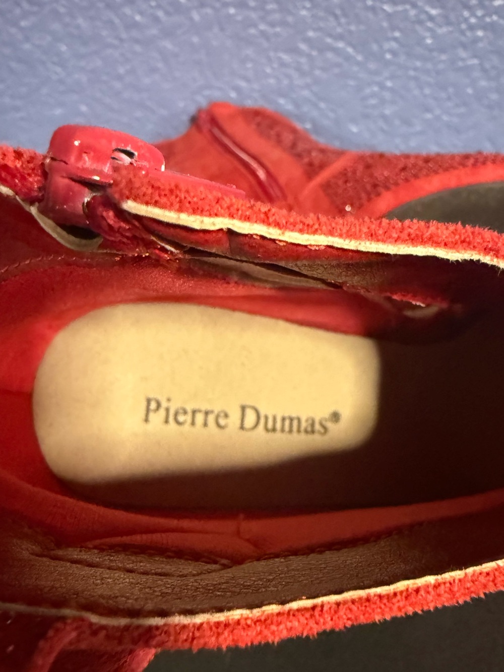 Red Rhinestone Booties - Picture 6 of 6